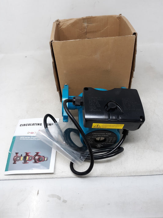 Wisewater 110V Circulation Pump, 130W 15 GPM Hot Water Recirculating Pump, 3 Spe