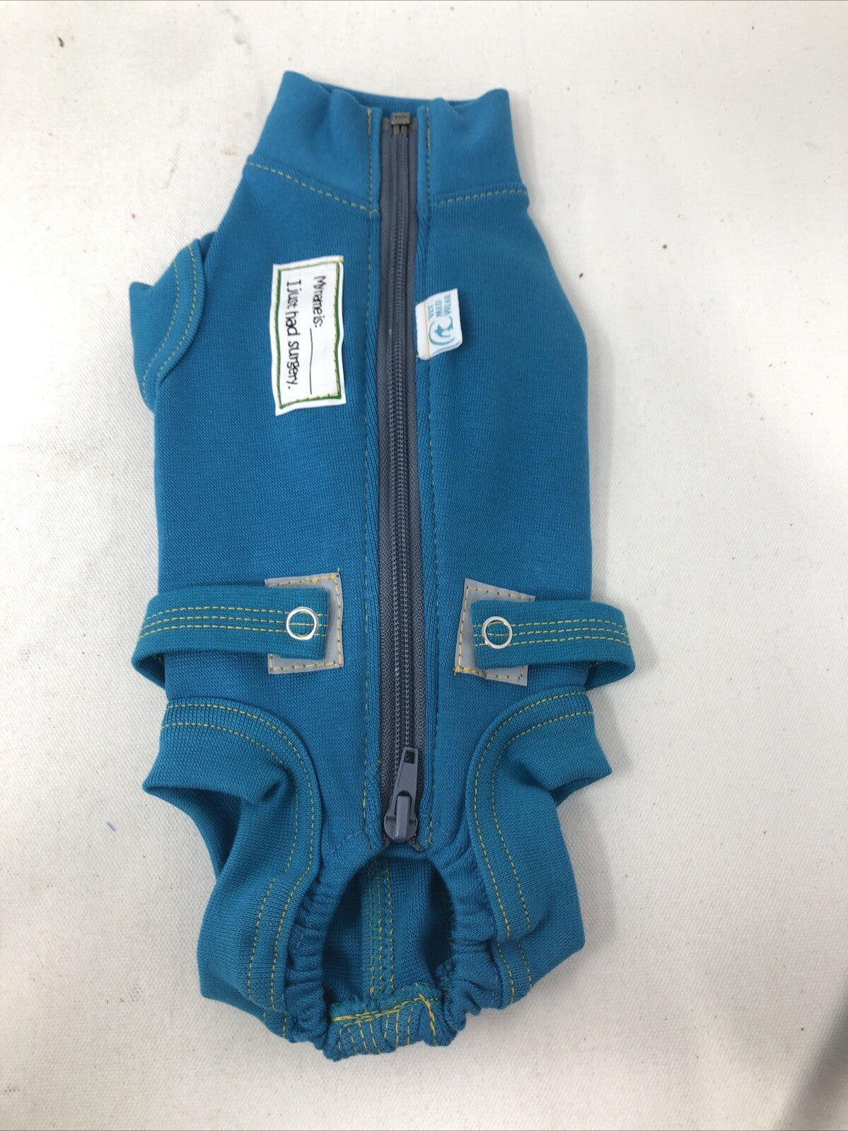 VetMedWear Recovery Suit Male Dogs All Cats XXS Blue Surgical Recovery