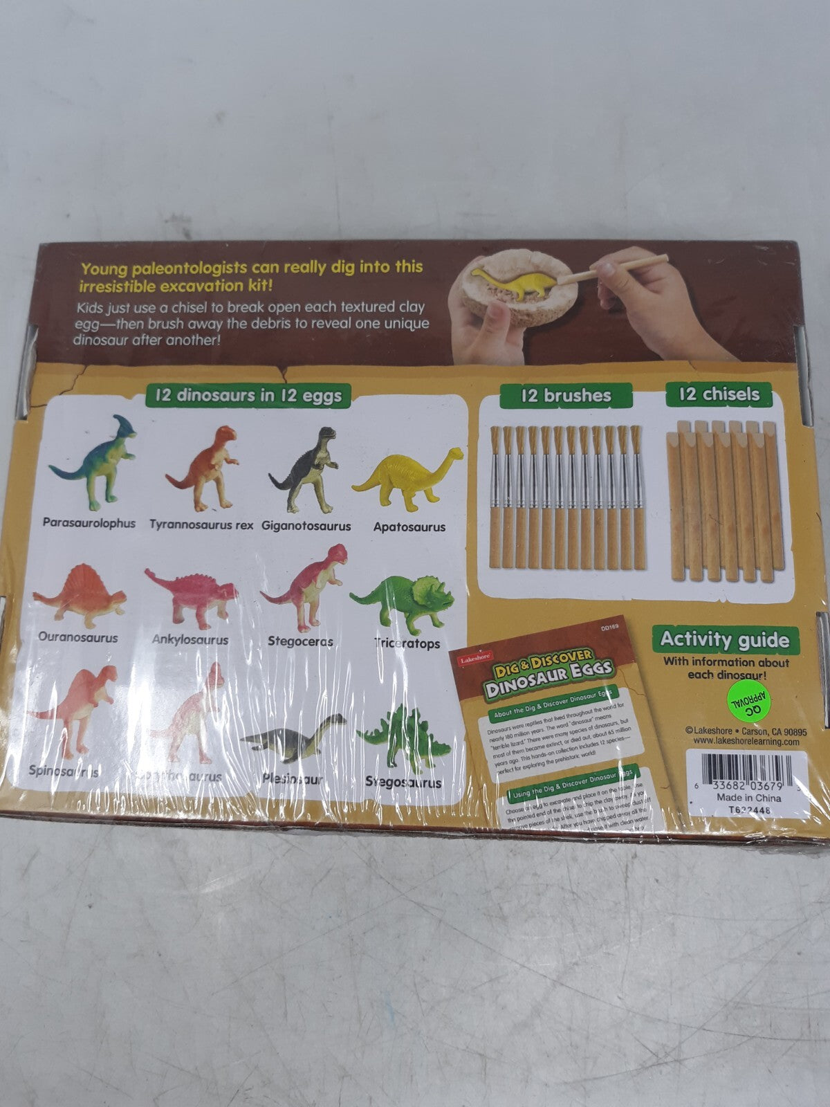 Dino Eggs Dig Kit 12 Pack Dinosaur Eggs Excavation Science Experiments Kits