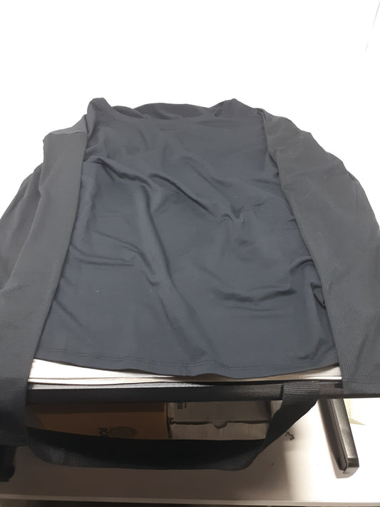 Fabletics Cashel Long Sleeved Cinched Back Mesh Top Black Women Size 4-6