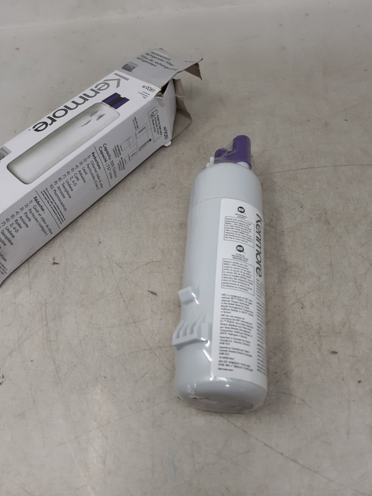 Kenmore 469081 Refrigerator Water Filter - White