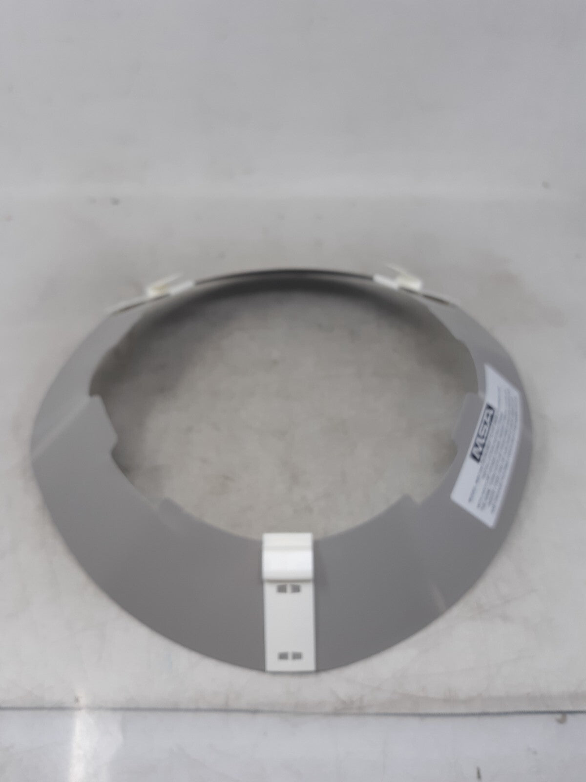 MSA 697290 Visor,Polycarbonate,Gray/White 1MDV7