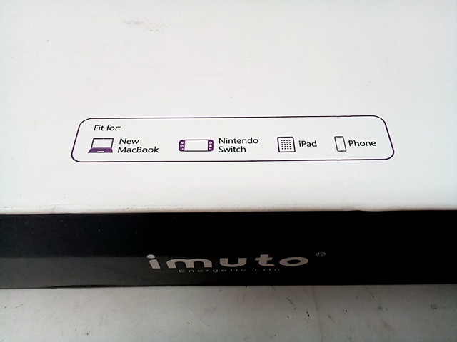 Imuto Smart Power DQ02 Li-Polymer Battery Energetic Life , Black Dual USB Portab