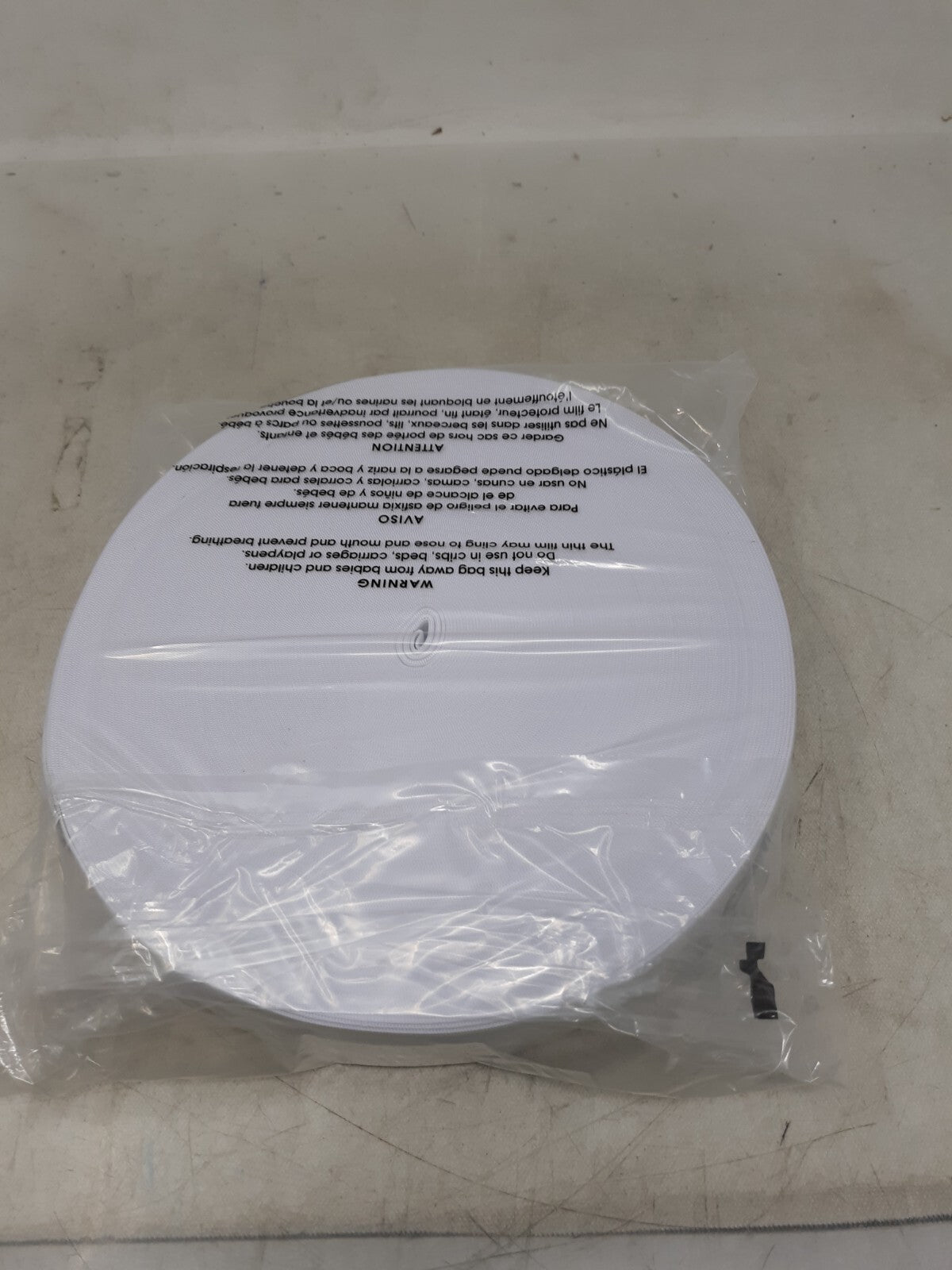 Lot of 2 12 Yards Flat Elastic Band Spool Elastic Cord White 1 inch