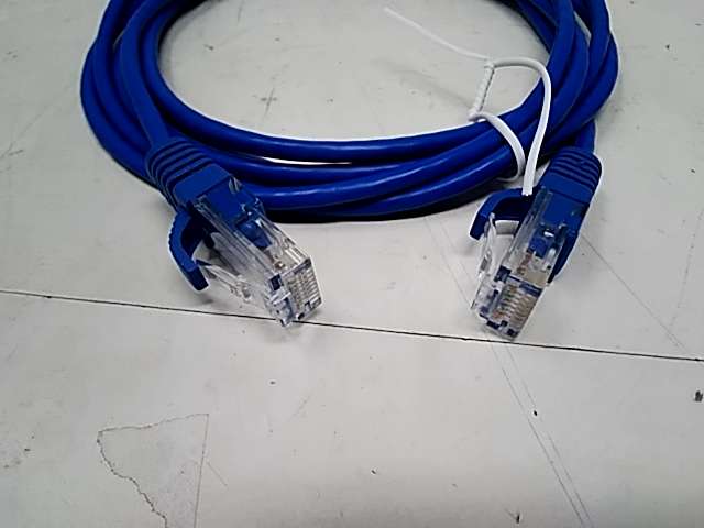 01080 7 Ft. Cat6 Snagless Unshielded UTP Slim Ethernet Network Patch Cable, Blue