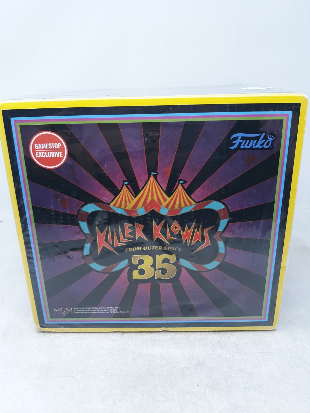 Funko Box Killer Klowns from Outer Space 35th Anniversary Black Light Gamestop X