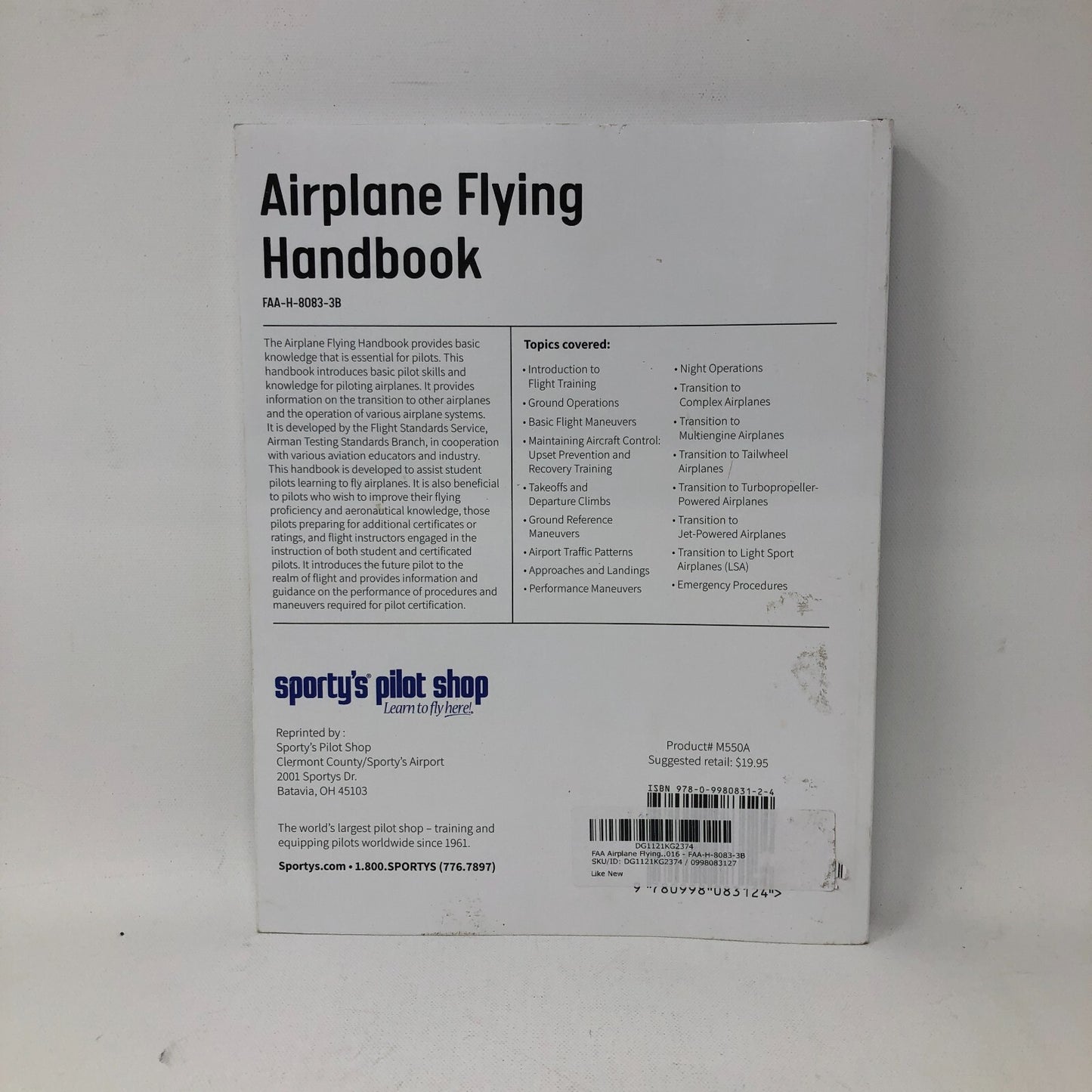 Airplane Flying Handbook (2016)