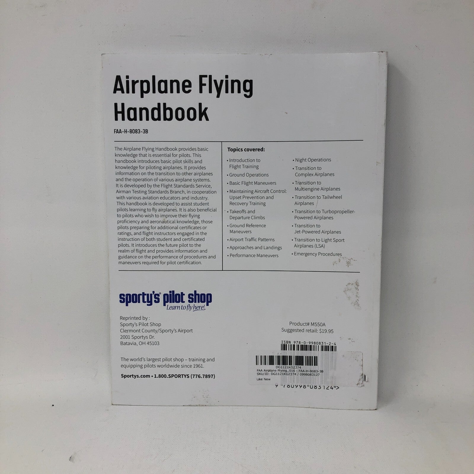 Airplane Flying Handbook (2016)