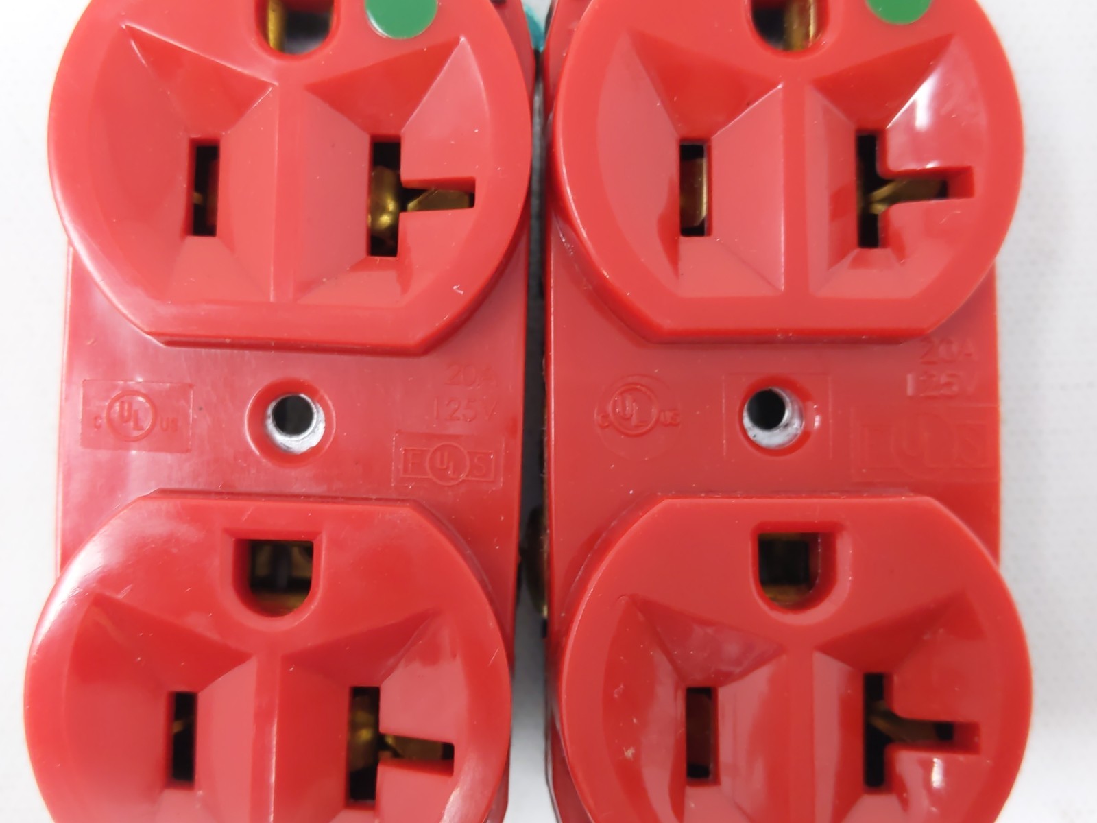 Legrand Radiant 8300-HRED Duplex Receptacle Hospital Grade Red -2 Pck