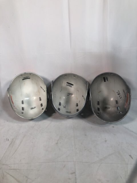 Xenith Football Helmet Empty Shells M, M, L Silver - Rejected Shells Only