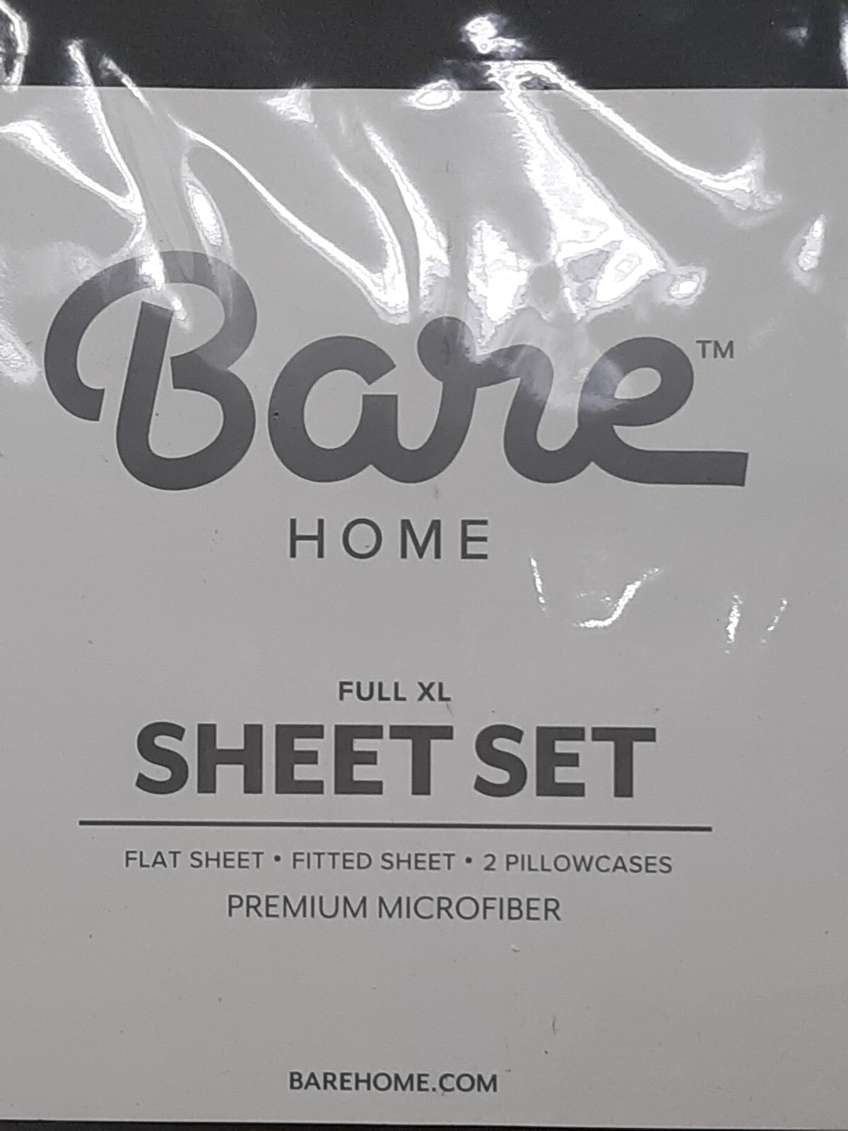 Bare Home Full XL Sheet Set - Grey