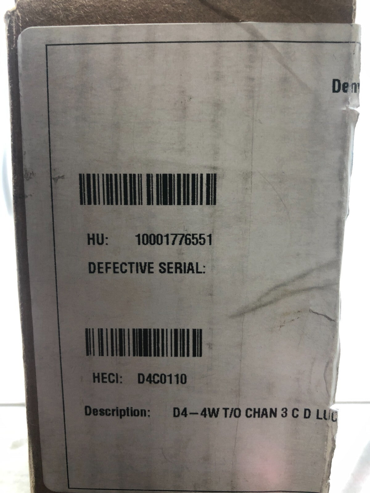 D4 4W DX CHAN UN  D4 ALCATEL-LUCENT TECHNOLOGIES J98726SE-3 3  J98726SE-33