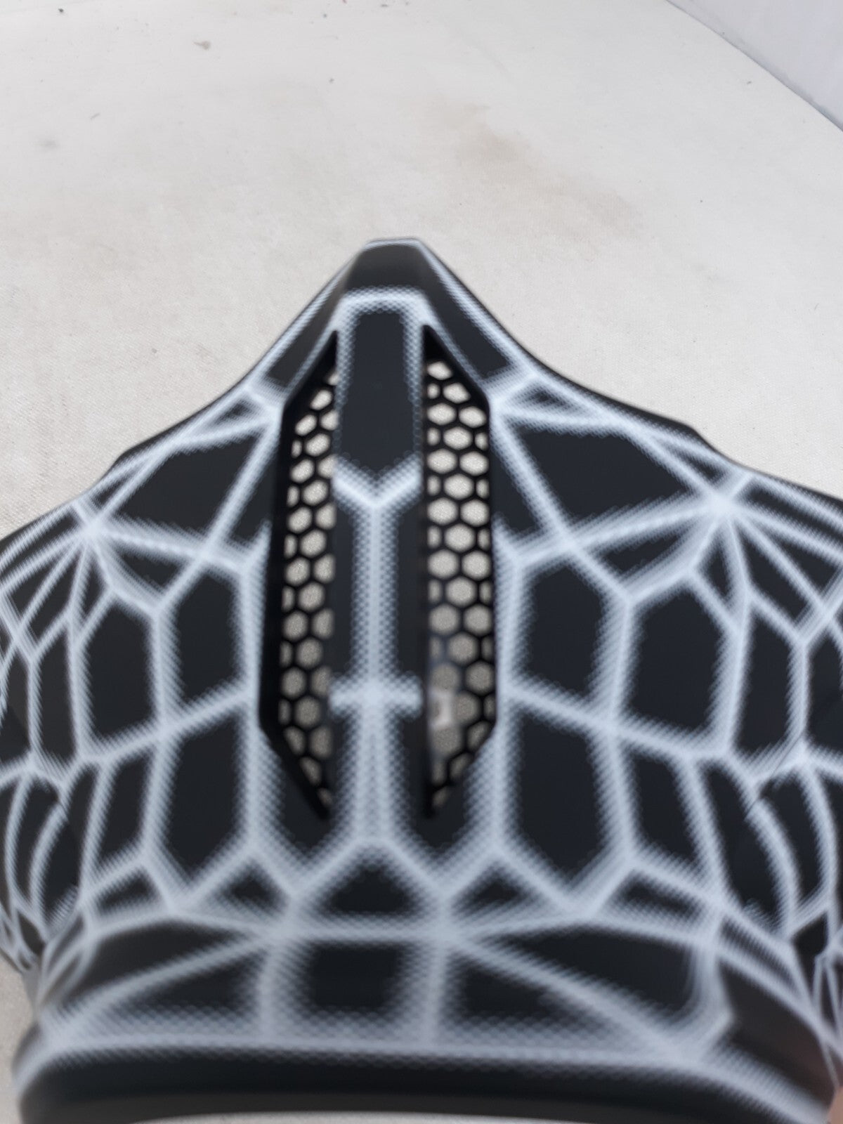 Tactical Lower Face Shield, Air Soft Spider Patterned