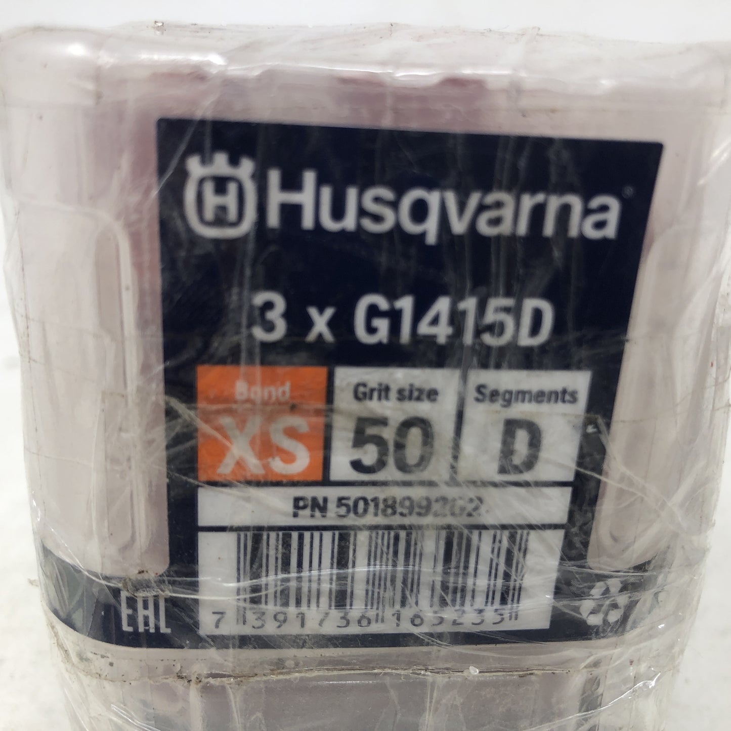 Husqvarna Elite-Grind 3x Diamond Grinding Segments Bond XS Grit Size 50    New