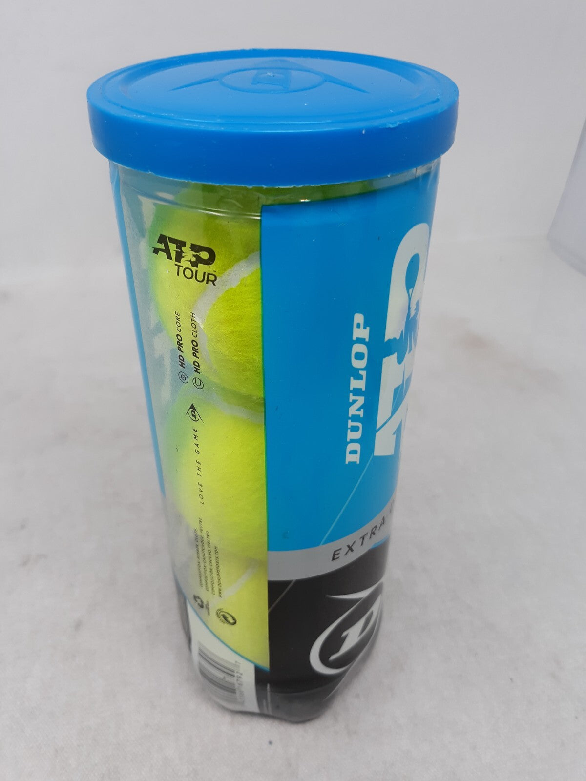 Dunlop ATP Extra Duty Tennis Balls Hard Court Can of 3 ITF USTA Approved