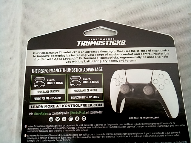 Kontrol Freek Apex Legends Performance PS4 and Ps5 thumb sticks