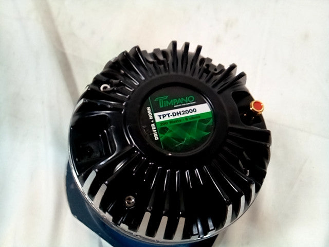 Timpano TPT-DH2000 PRO Compression Driver - 2" Aluminum Exit Horn 200 Watts