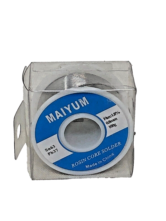 MAIYUM 63-37 Tin Lead Rosin core solder wire for 0.6mm 100g, 100g 