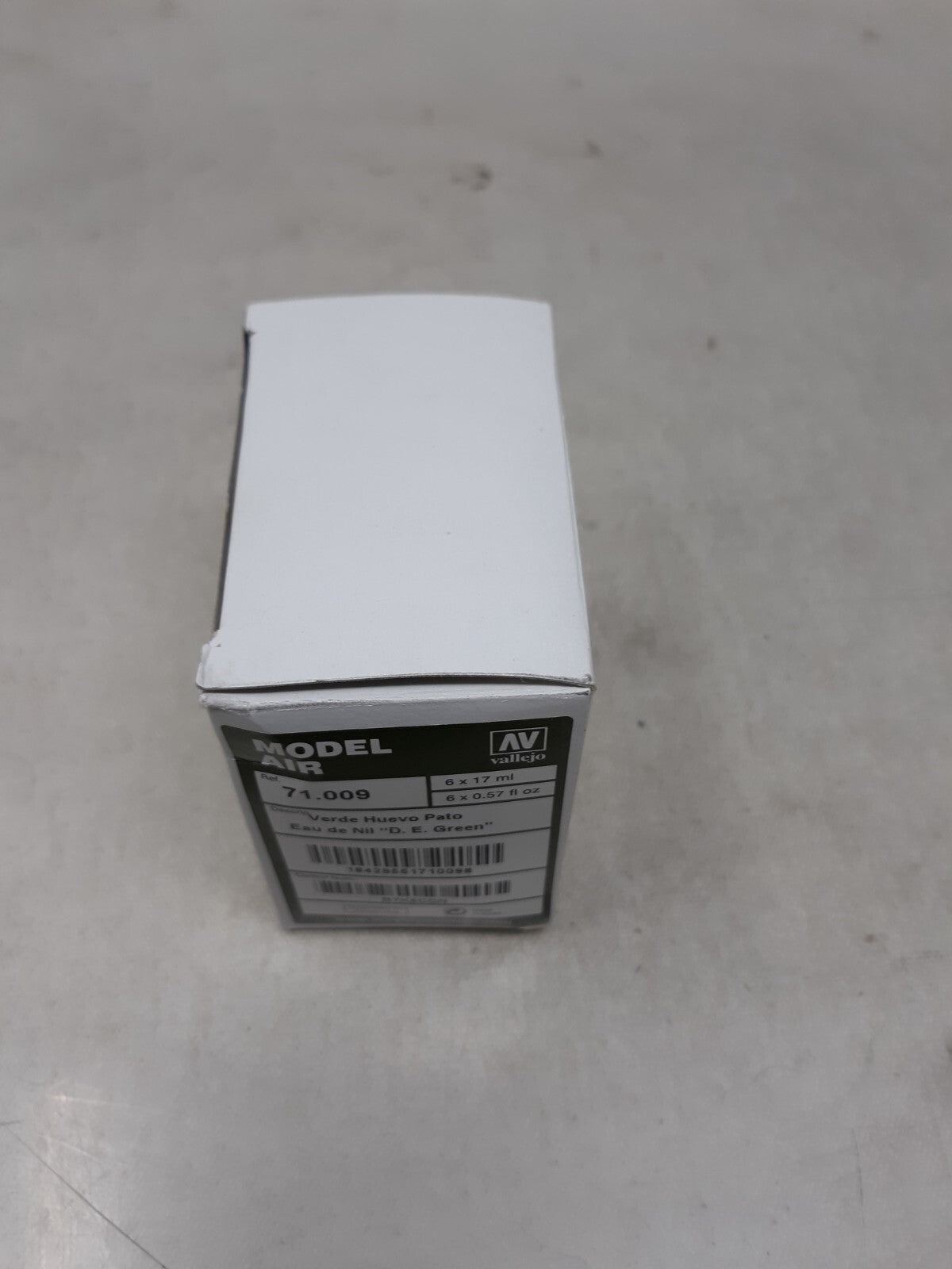 Lot of 6 Vallejo Model Air acrylic paint 71.009, D.E Green.