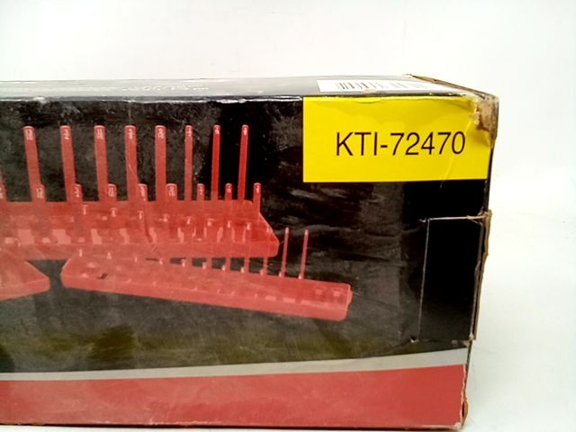 K Tool International KTI72470 SAE Socket Holder Set, Red - 3 Piece