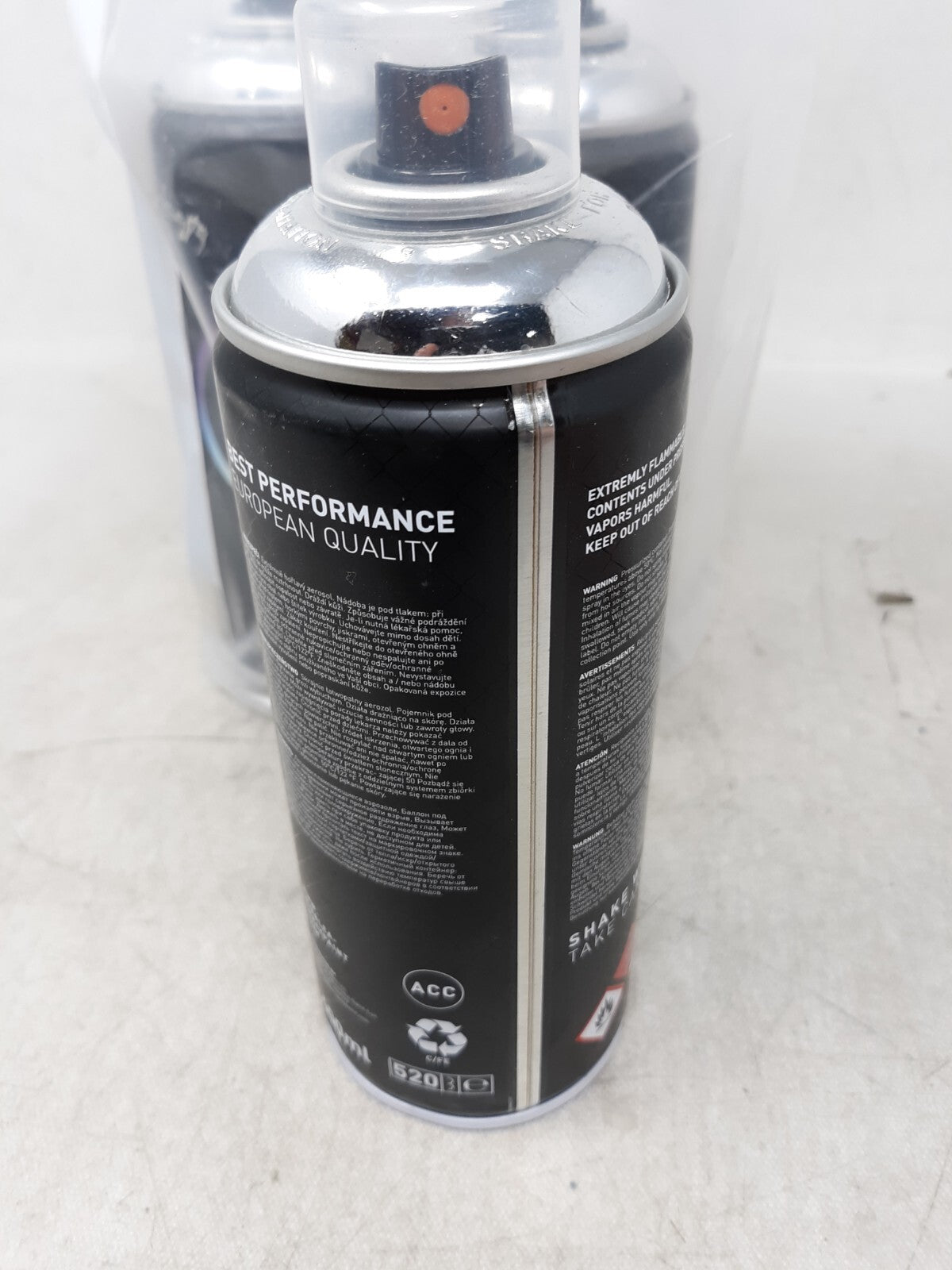 Lot of 3 Double A Black 400mL Spray Paint