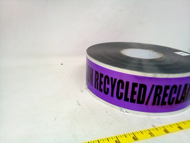 Caution Recycled / Reclaimed Water ribbon