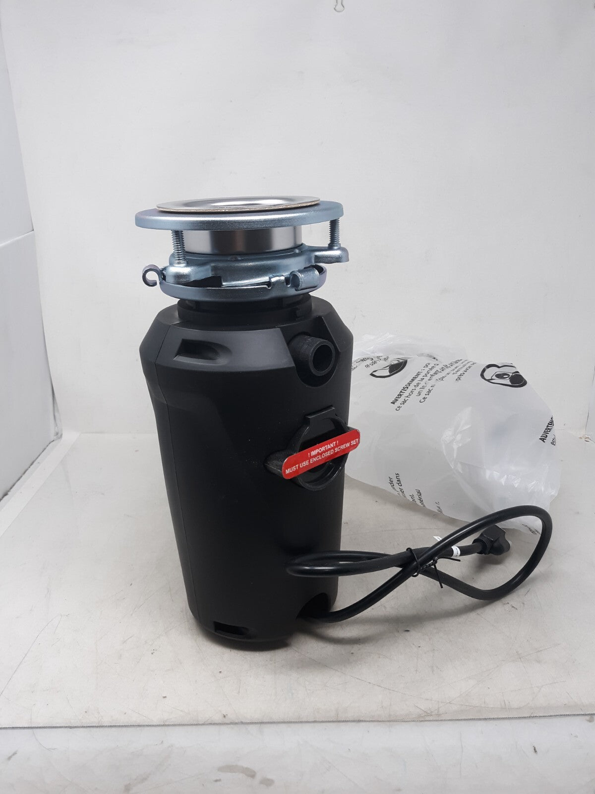 Maintenance Warehouse Garbage Disposal 1/3 HP W/Installed Power Cord (US-MW3-44)