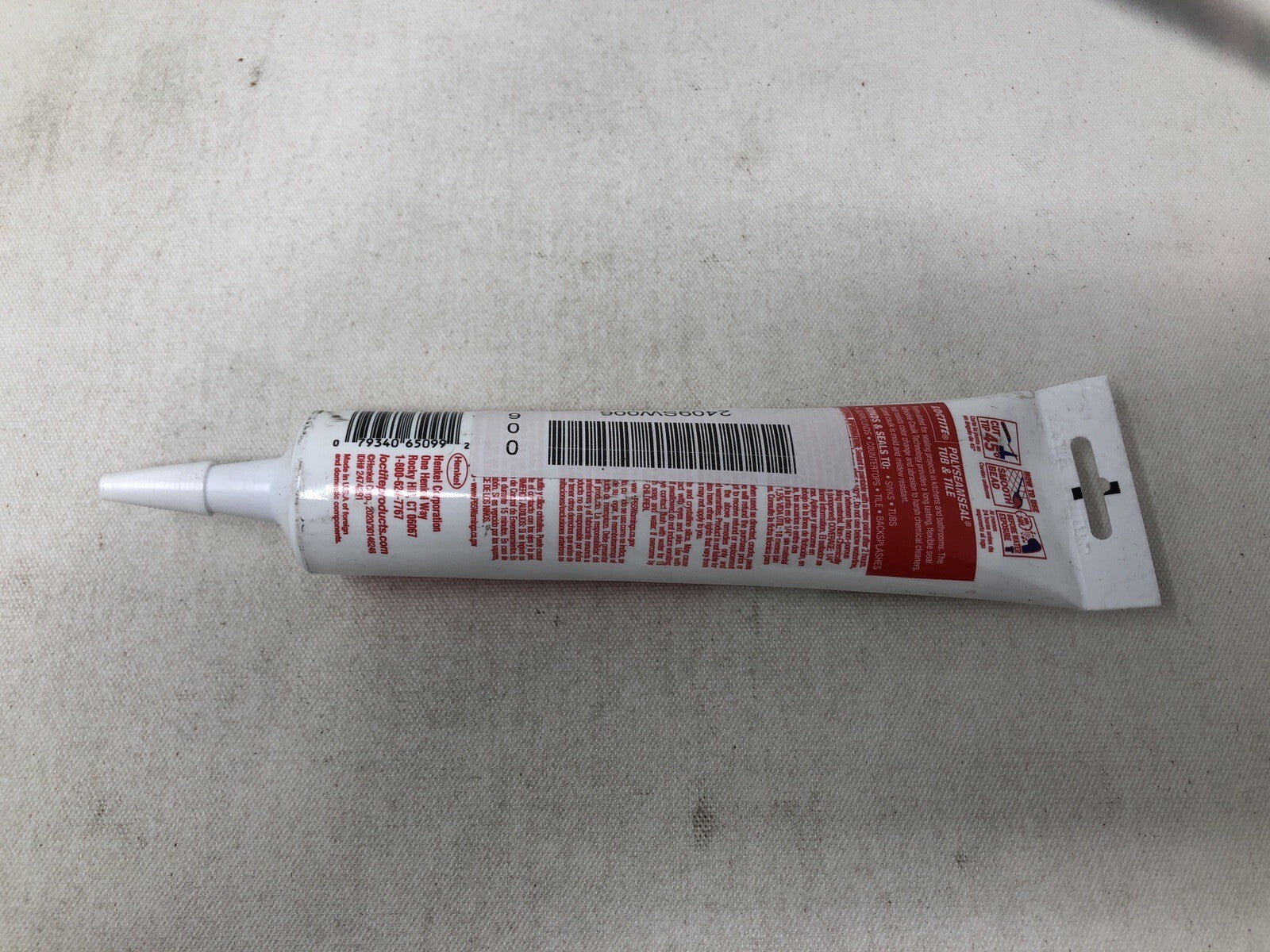 Loctite 1515861 Polyseamseal Tub and Tile Adhesive Caulk, 5.5-Ounce Tube, White