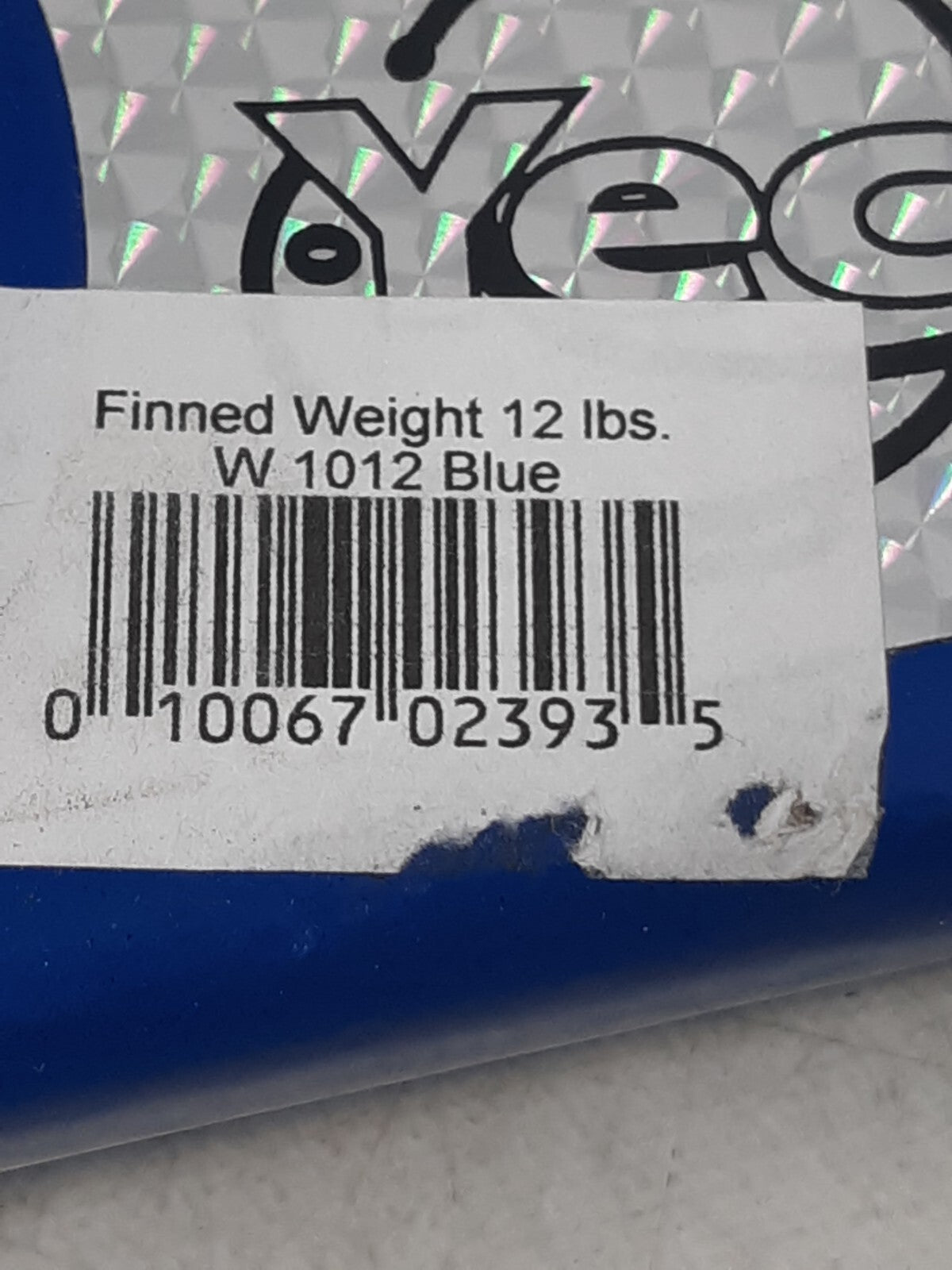 Yeck 12 lb Finned Downrigger Weight W1012 – Blue Heavy Duty