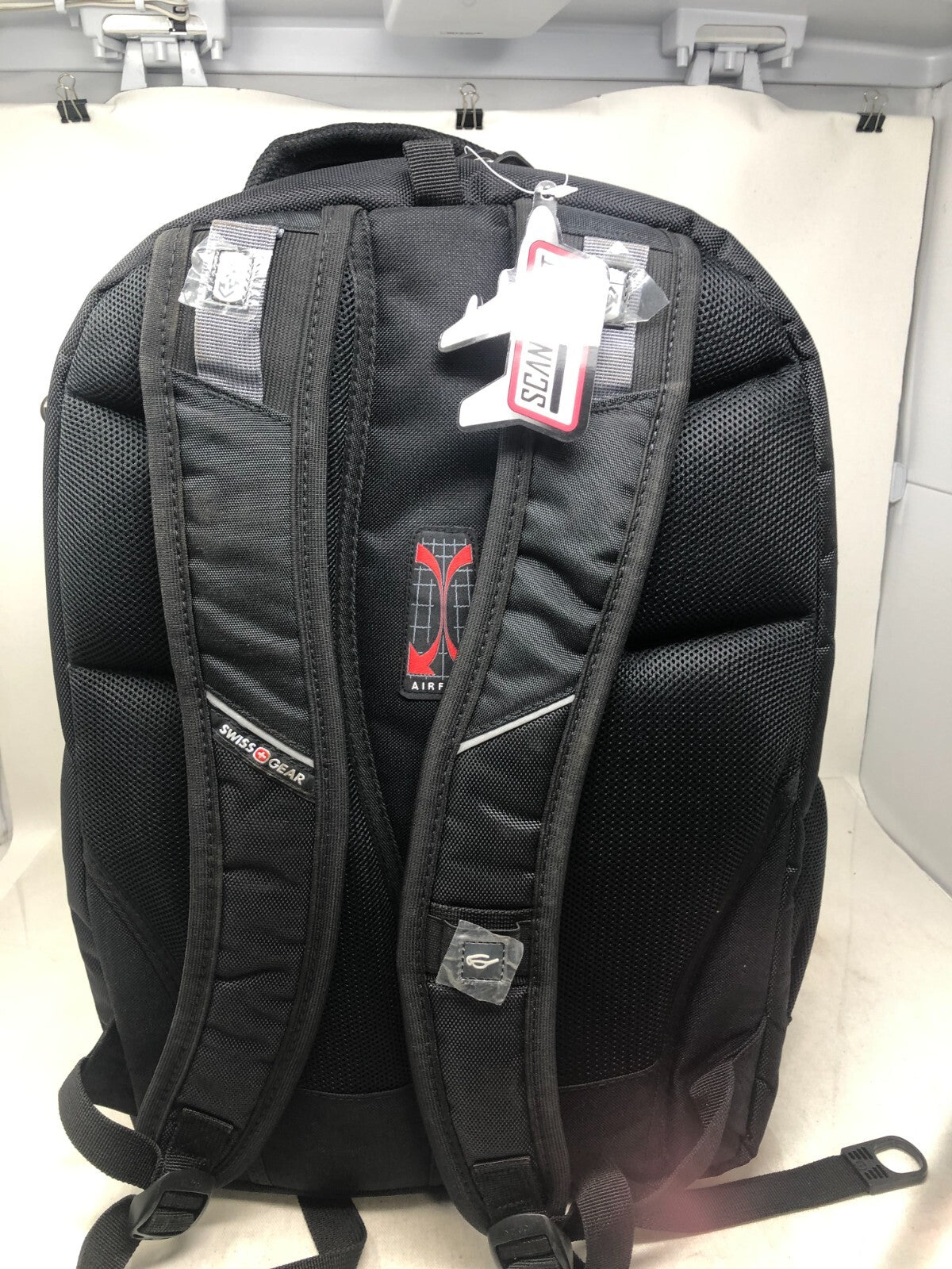 Swiss Gear SA1908 Black TSA Friendly ScanSmart Laptop Backpack - Fits