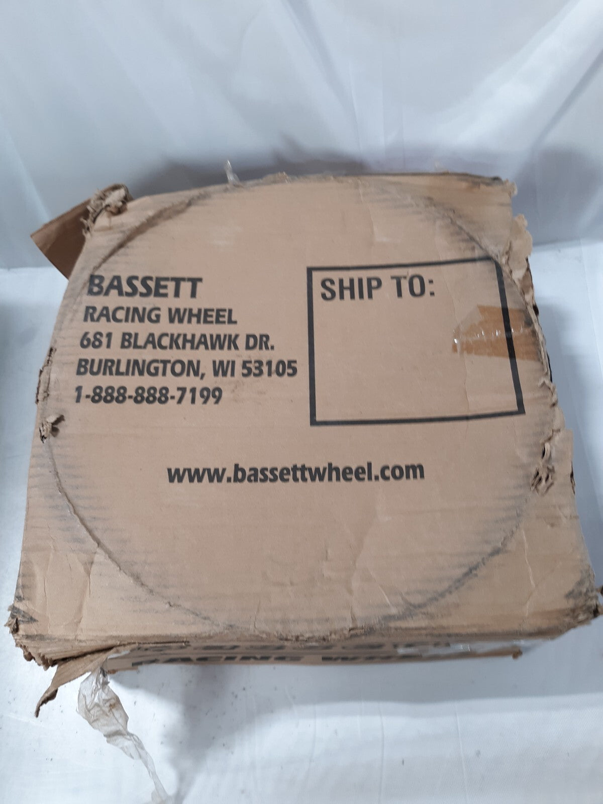 Bassett Racing Wheel 15X8 DOT D-Hole 5x5.5 4.75 In Bckspc Black Wheel