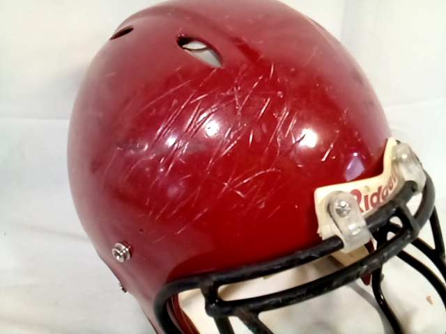 Riddell Youth Medium Football Helmet - Red