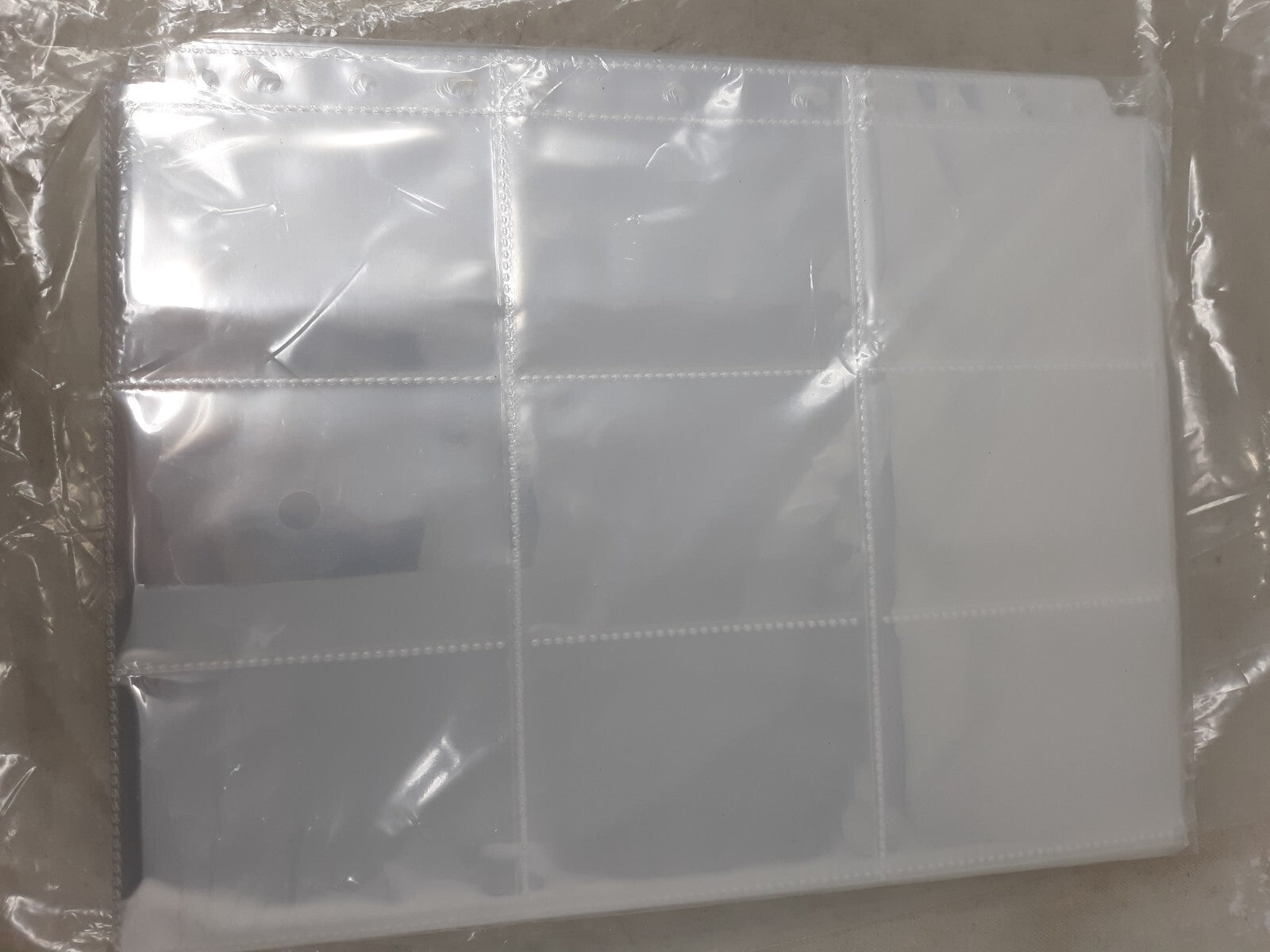9 Pocket Card Protector Sheets - Fits Standard Size Cards, 150 Pack