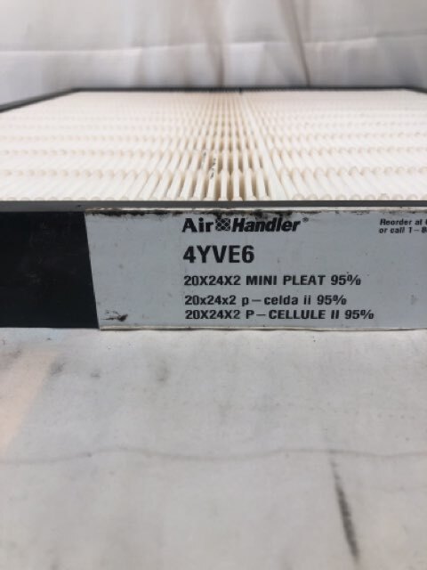 Air Handler 4YVE6 20x24x2 Mini Pleat Filter- Lot of 3