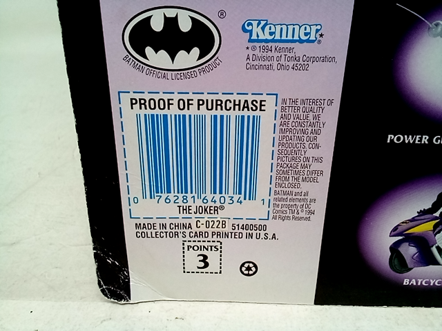 Kenner Legends of Batman The Joker with Snapping Jaw