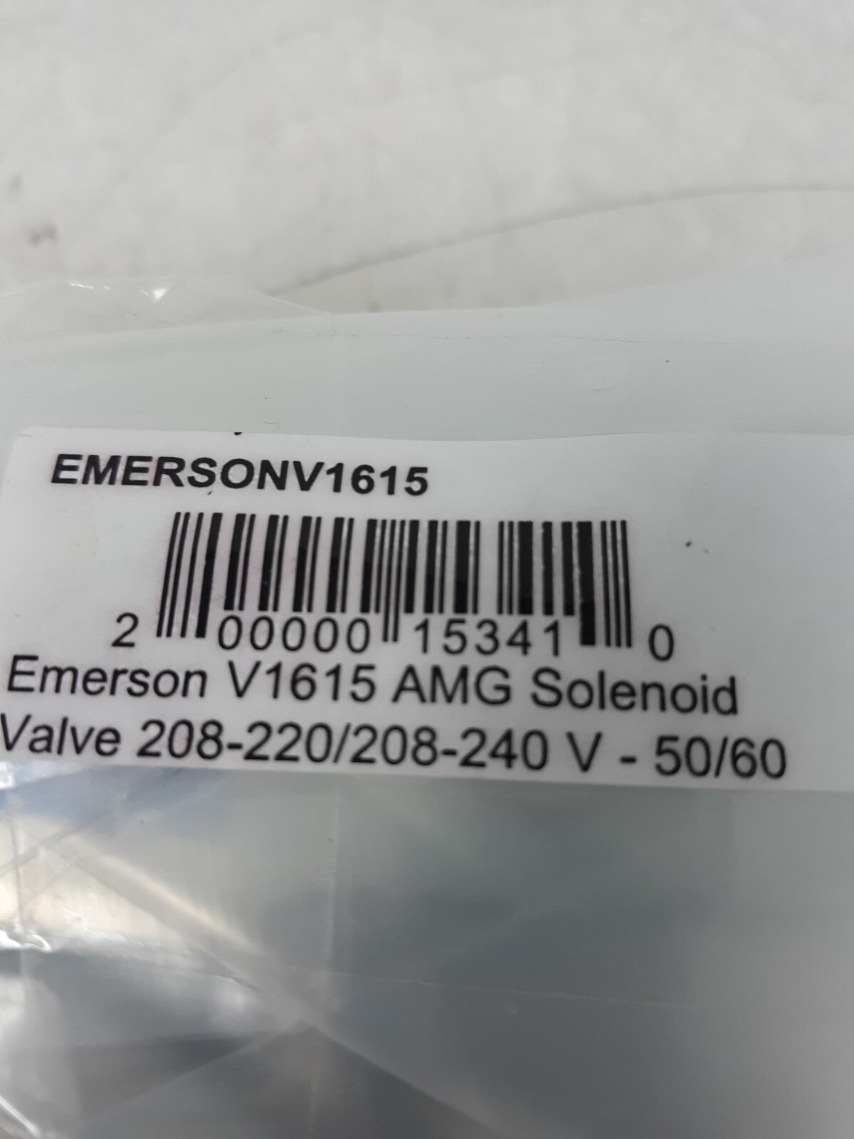 Emerson V1615 AMG Solenoid Valve 50/60Hz 208-220/208-240V 17/12W