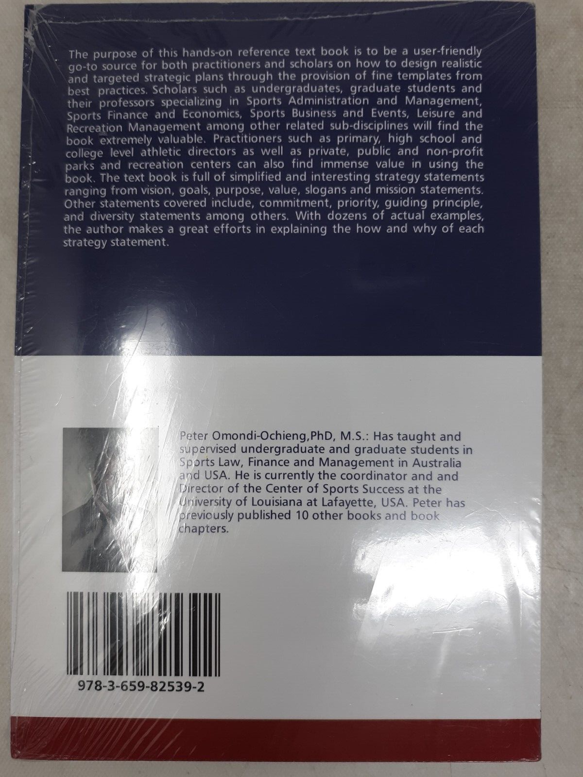Strategy statements for U.S.College sports programs 3794