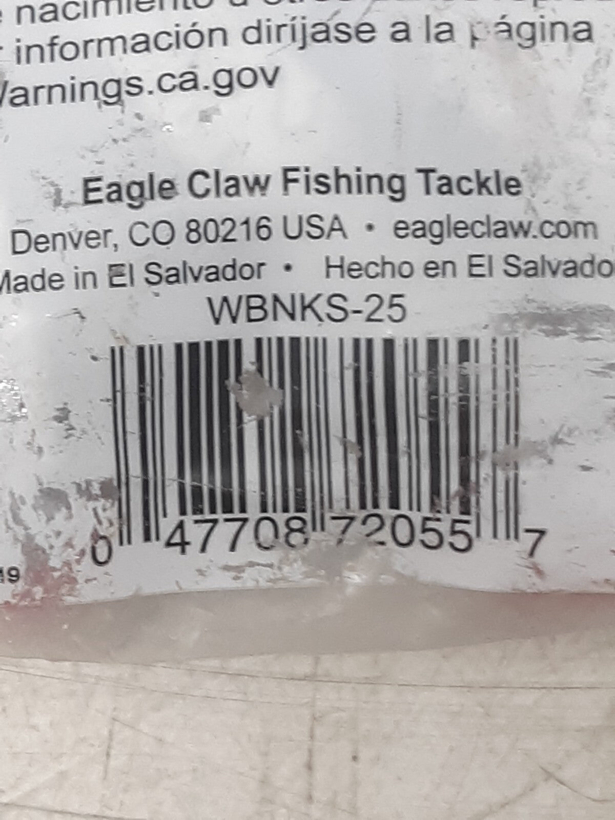 Eagle Claw WBNKS-25 Bank Sinkers 2.5 oz Lead Weights Lot of 4 Packs (12 Total)