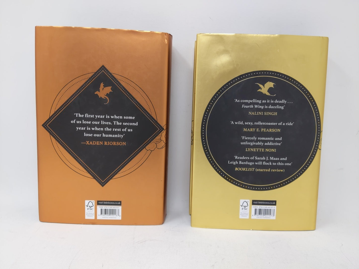 Fourth Wing & Iron Flame by Rebecca Yarros - Waterstones Exclusive 1st/1st