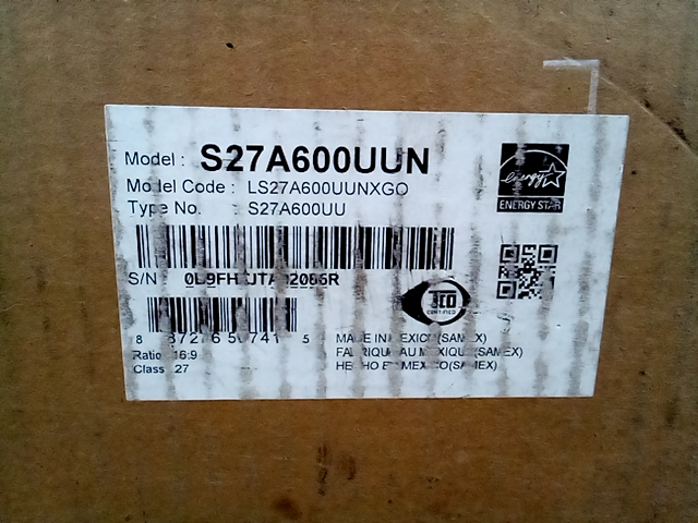 Samsung ViewInfinity S6 27 - S27A600UUN Monitor
