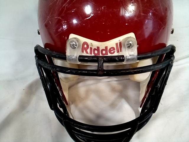 Riddell Youth Medium Football Helmet - Red