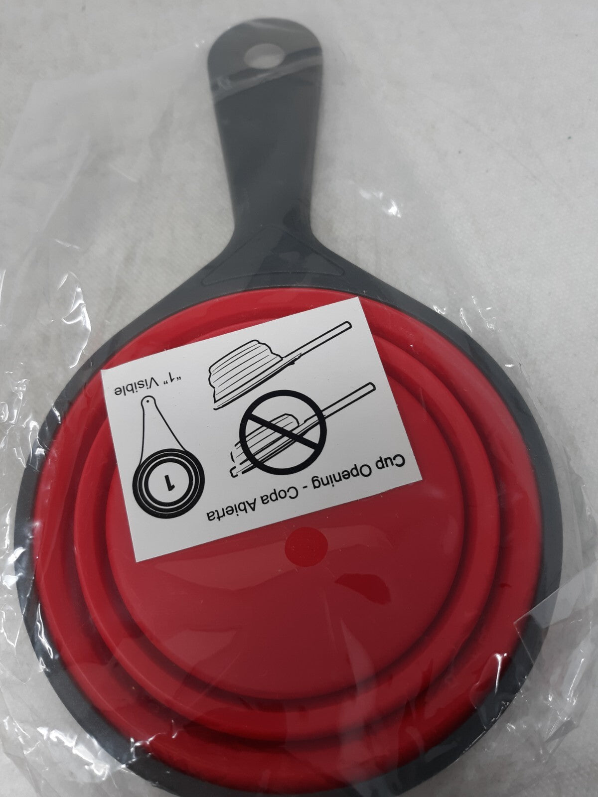 Lot of 3 Collapsible Measuring Cups (1 cup/237ml)