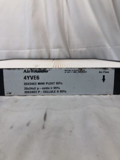 Air Handler 4YVE6 20x24x2 Mini Pleat Filter- Lot of 3