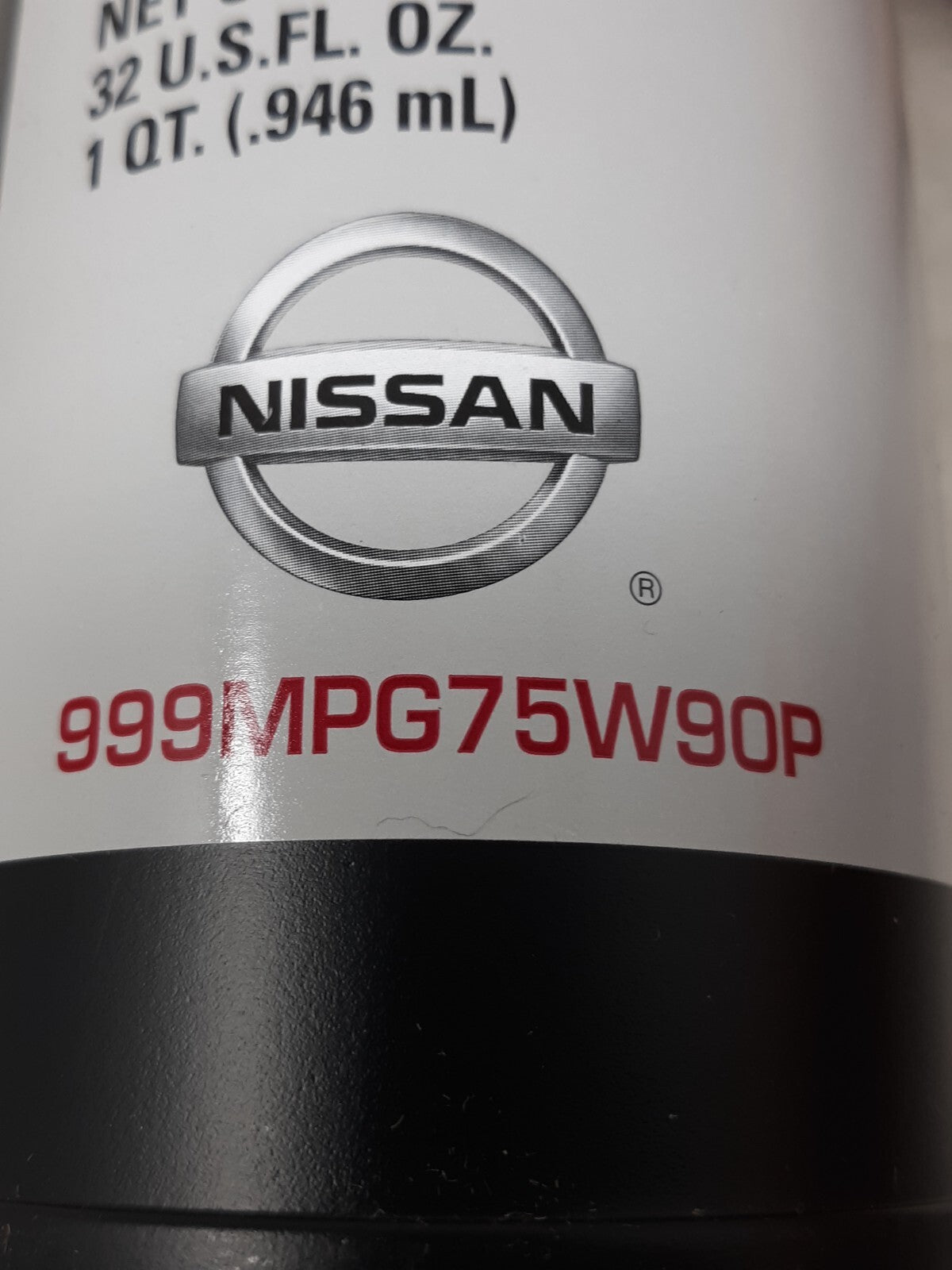 Genuine Synthetic 75W90 Gear Oil 999MP-G75W90P