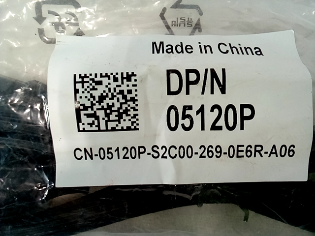 Dp/n 05120P black cable/cord