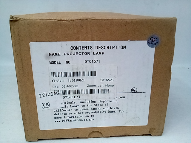 Hitachi Projector Lamp - DT01571