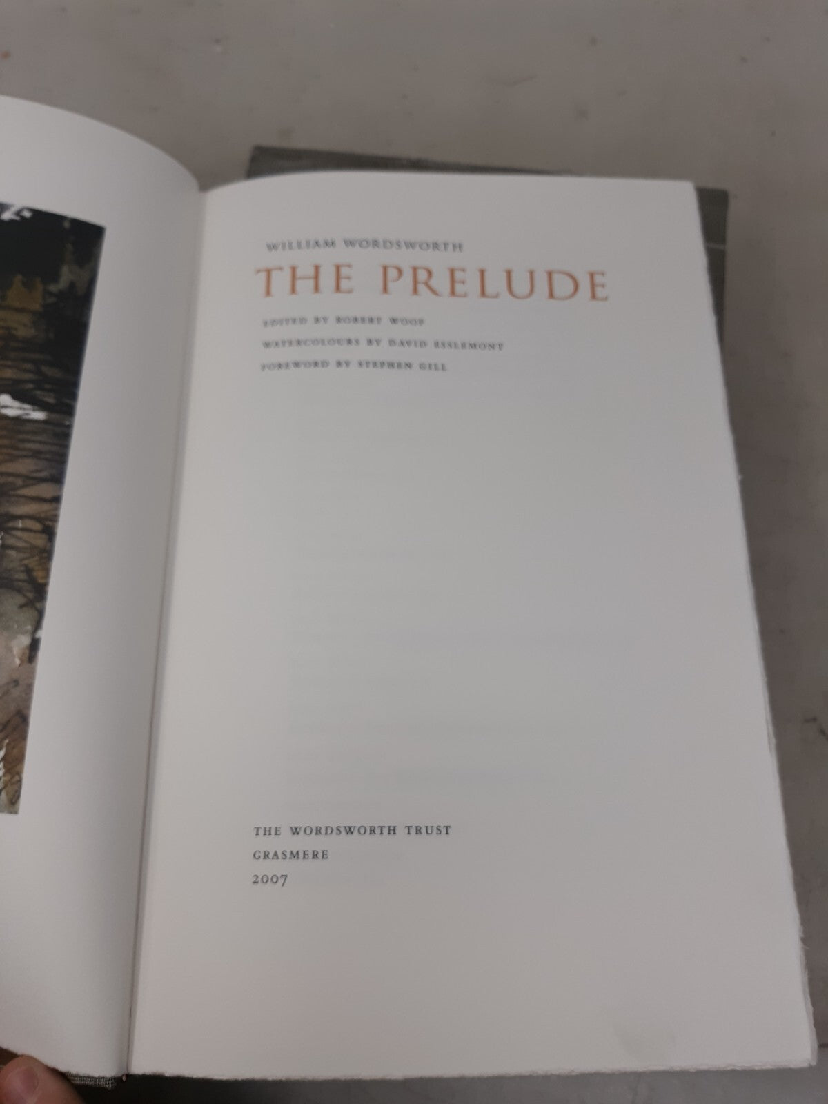 The Prelude, 1798-1799 Hardcover William Wordsworth