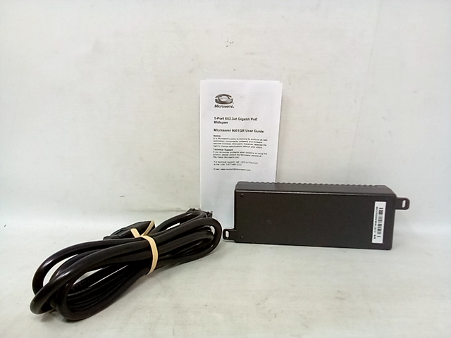 Microsemi PowerDsine 9001GR PoE Injector PD-9001GR/AT/AC 802.3at 30W