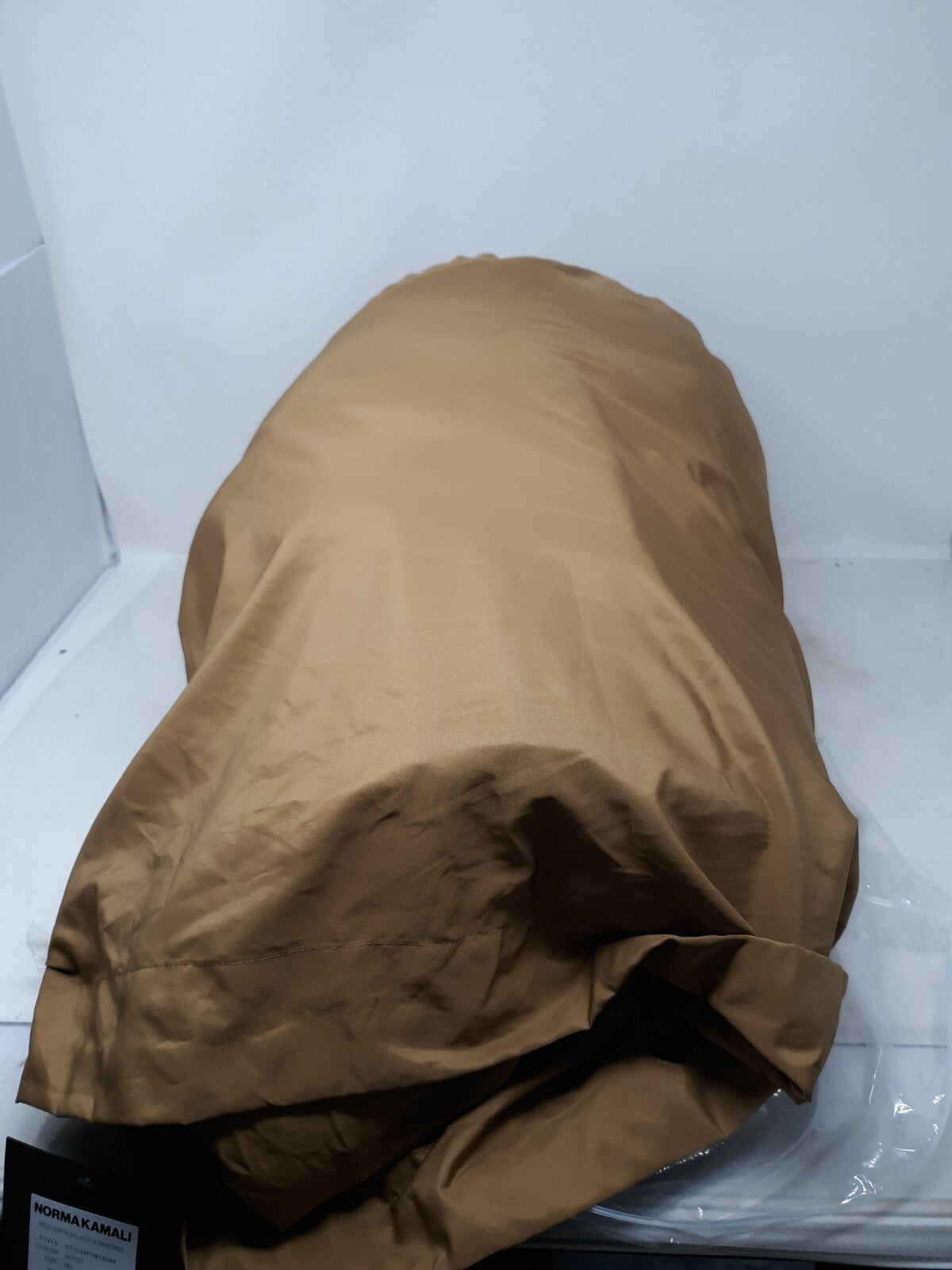 Light Brown/Nude Norma Kamali Sleeping Bag W/ Drawstrings M/L