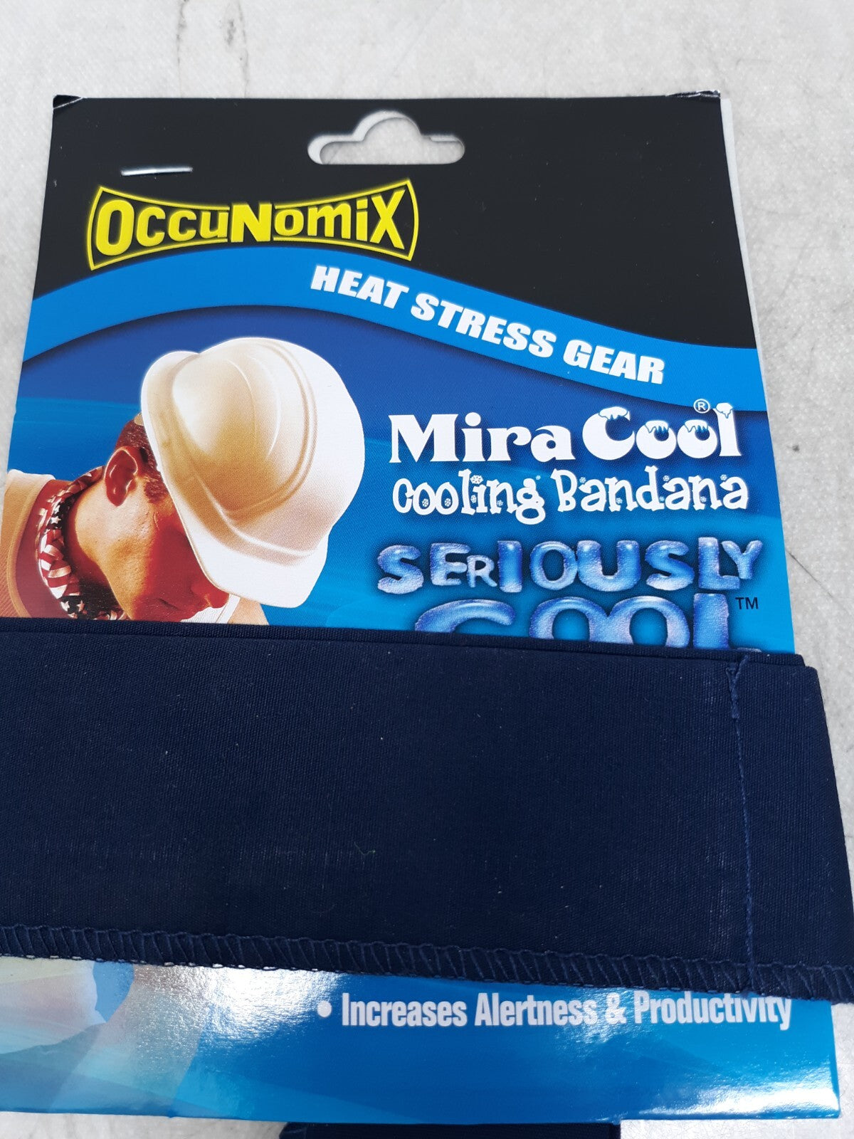 Miracool® Neck Bandana - - Navy- Heat Stress Gear Cooling occunomix